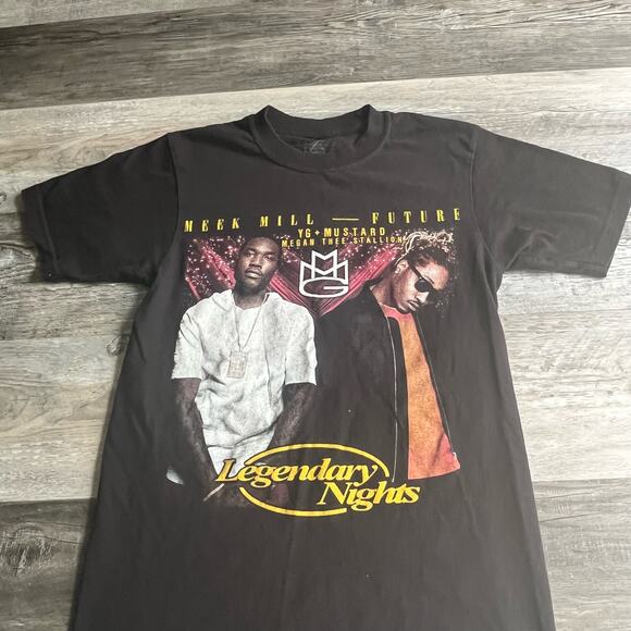 2019 Meek Mill X Future X Meg Thee Stallion‎ Rap concert tour t-shirt legendary - Picture 2 of 7